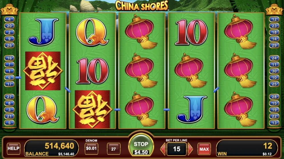 China Shores Slot